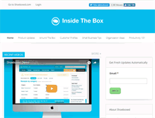 Tablet Screenshot of blog.shoeboxed.com